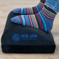 Blue Lion Lifestyle Weiche, verstellbare Fußstütze, teilweise rutschfest