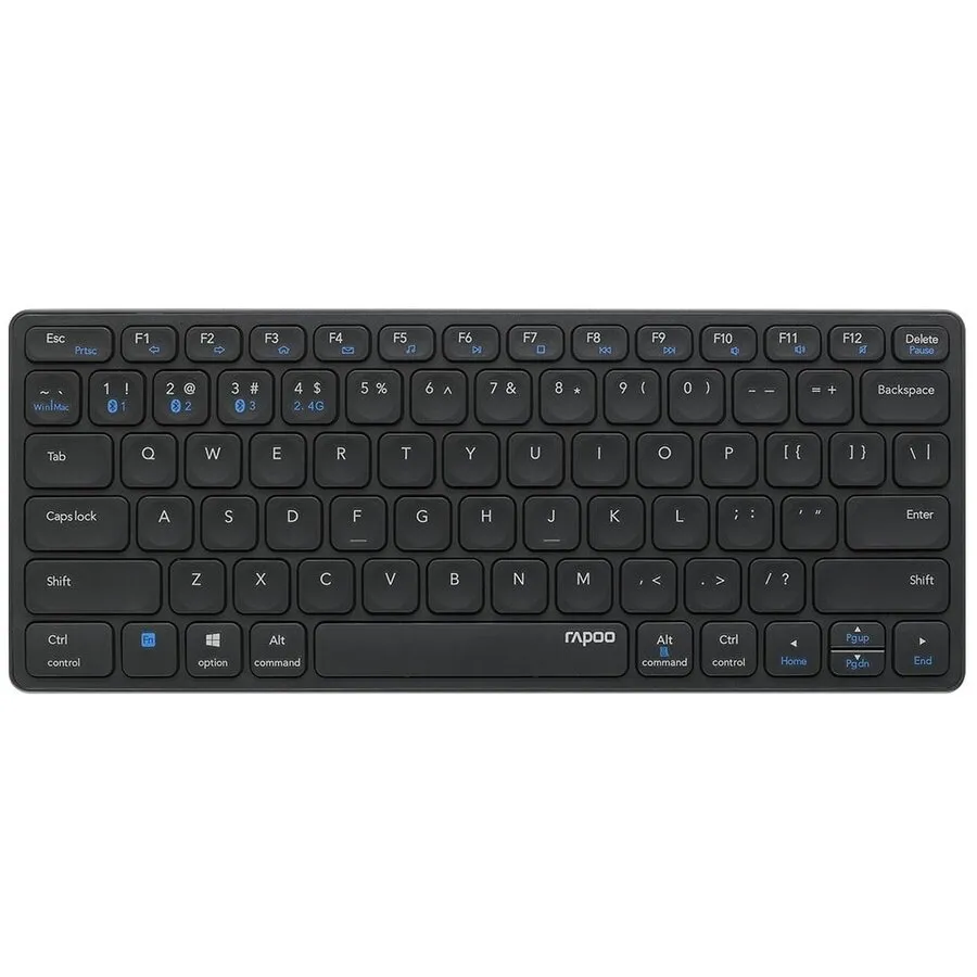 Rapoo E9050L kabellose kompakte Tastatur schwarz