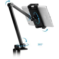 Ergopro Tablet- und Smartphone-Halterung mit Schreibtischklemme – 4,7" bis 12,9"