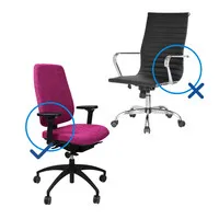 Ergopro CUSHI_ONxl Memory-Schaum-Armstützkissen (Doppelpack)