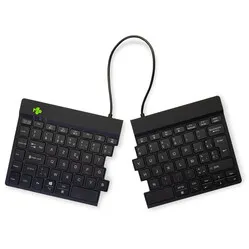 R-Go Split Break, geteilt, schwarz, AZERTY BE – Bluetooth