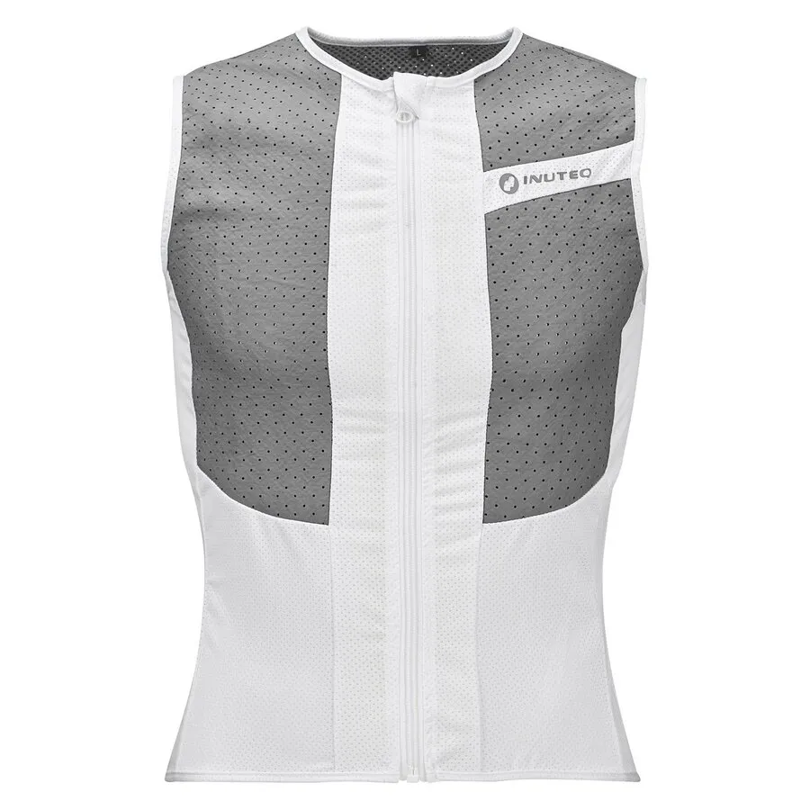 INUTEQ Bodycool Xtreme Kühlweste - Weiß/Grau