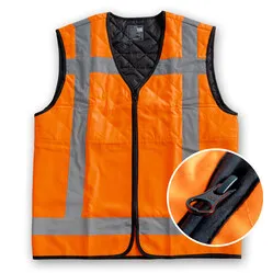 INUTEQ H2O 2BSafe Kühlweste orange mit Reißverschluss
