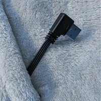Glovii Beheizter Poncho hellgrau