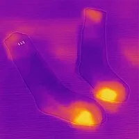 Glovii Beheizte Socken - schwarz