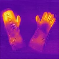Glovii Beheizte Handschuhe mit wasserdichter Hülle - schwarz