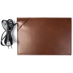 De WarmeMat™ beheizte Mausmatte 32,5 x 22,5 cm Tabak