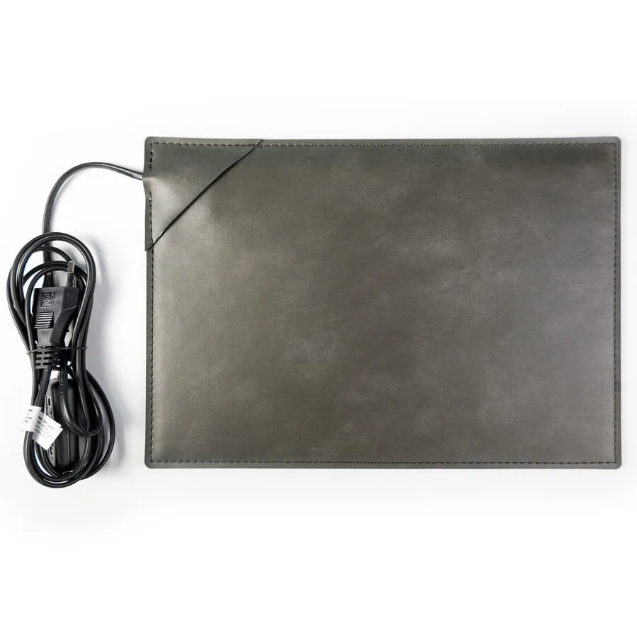 De WarmeMat™ beheizte Mausmatte 32,5 x 22,5 cm anthrazit
