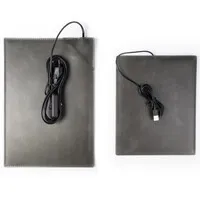 De WarmeMat™ beheizte Mausmatte 32,5 x 22,5 cm anthrazit