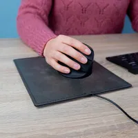 De WarmeMat™ beheizte Mausmatte USB 25x20cm anthrazit