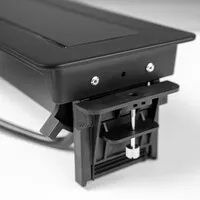 Ergopro VOLT_IN Einbau-Steckdose mit USB A+C Ladegerät schwarz