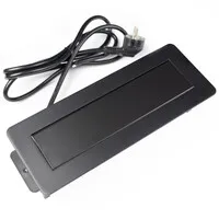 Ergopro VOLT_IN Einbau-Steckdose mit USB A+C Ladegerät schwarz
