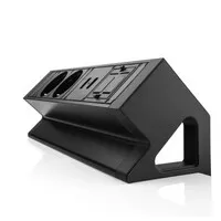 Ergopro Desk Up 2.0 - 2x Steckdose, 2x USB-Ladegerät & 2x Keystone schwarz