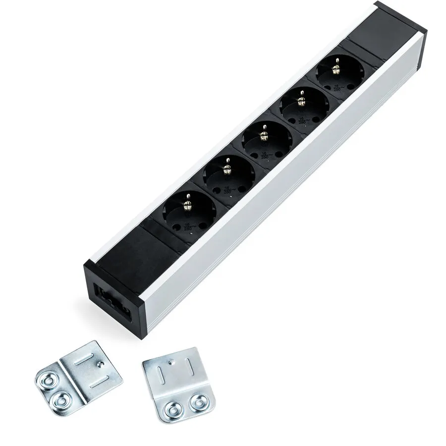 Ergopro Steckdosenleiste 5-fach steckbar Plug & Play