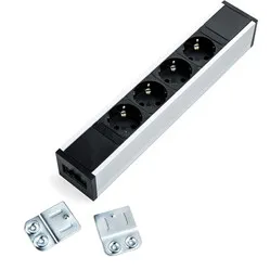 Ergopro Steckdosenleiste 4-fach steckbar plug & play