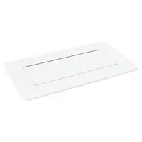 Axessline QuickBox USB Einbau-Steckdosenleiste mit 1x Steckdose 2x USB-Ladeanschluss weiß