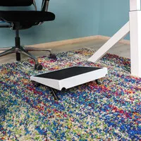 WEDO EDV DIN4556 Fußstütze hellgrau