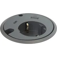 Powerdot 16 mit USB-A Ladegerät und USB-C Ø79 mm schwarz