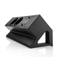 Ergopro Desk up 2.0 - 2x 230V & 2x Keystone schwarz