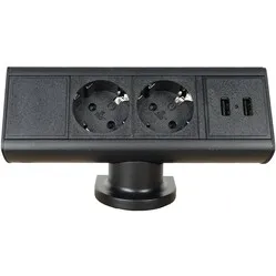 Axessline Desk - 2x Steckdose + 2x USB-A Ladegerät
