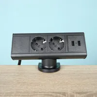 Axessline Desk - 2x Steckdose + 2x USB-A Ladegerät