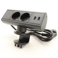 Axessline Desk - 2x Steckdose + 2x USB-A Ladegerät