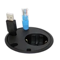 Powerdot Power mit 4 Magic Holes Ø79 mm schwarz