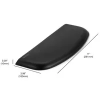 Kensington ErgoSoft™ Handballenauflage für flache kompakte Tastatur schwarz