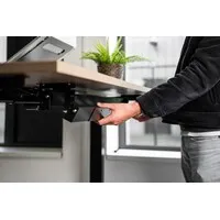 Ergopro Extend verstellbarer Kabelkanal 960 - 1660mm Weiß