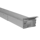 Ergopro Extend verstellbarer Kabelkanal 960 - 1660mm Silber