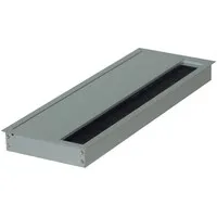Rechteck L Aluminium Kabeldurchführung - 110 x 320 x 25 mm