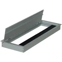 Rechteck L Aluminium Kabeldurchführung - 110 x 320 x 25 mm