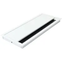 Rectangle S Aluminium Kabeldurchführung - 100 x 240 x 16 mm