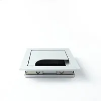 Aluminium Kabeldurchführung square S - 80 x 80 x 16 mm