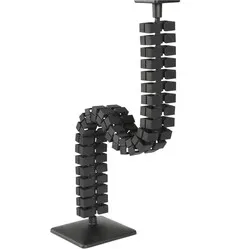 Ergopro Slim Kabelschlauch + Fuß schwarz