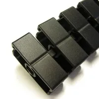 Ergopro Square Kabelschlauch + Fuß schwarz
