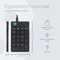 R-Go Numpad Break numerische Tastatur