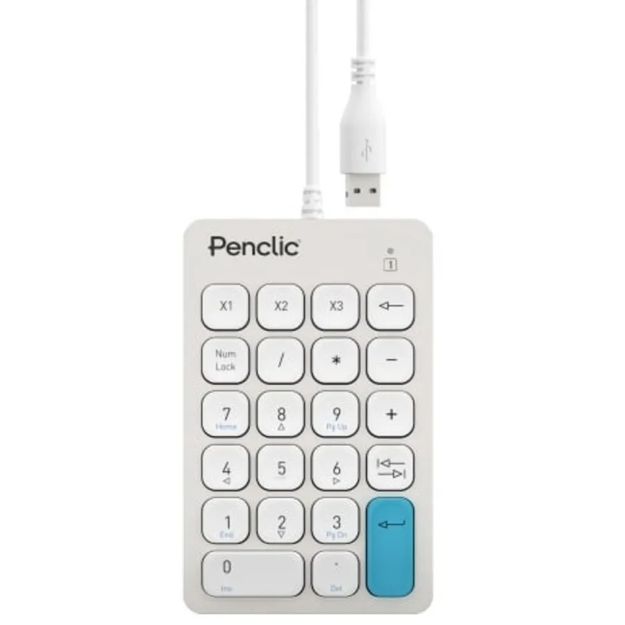 Penclic N3 numerische Tastatur programmierbar Grau