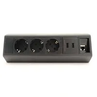 Axessline Desk - 3x Strom + 2x USB-A Ladegerät & Datenport