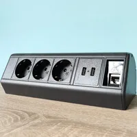 Axessline Desk - 3x Strom + 2x USB-A Ladegerät & Datenport
