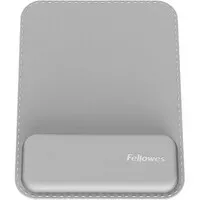 Fellowes Hana™ handgelenkauflage mit mauspad aus leder grau