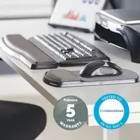 Fellowes Premium Gel verstellbare Handballenauflage für Tastatur