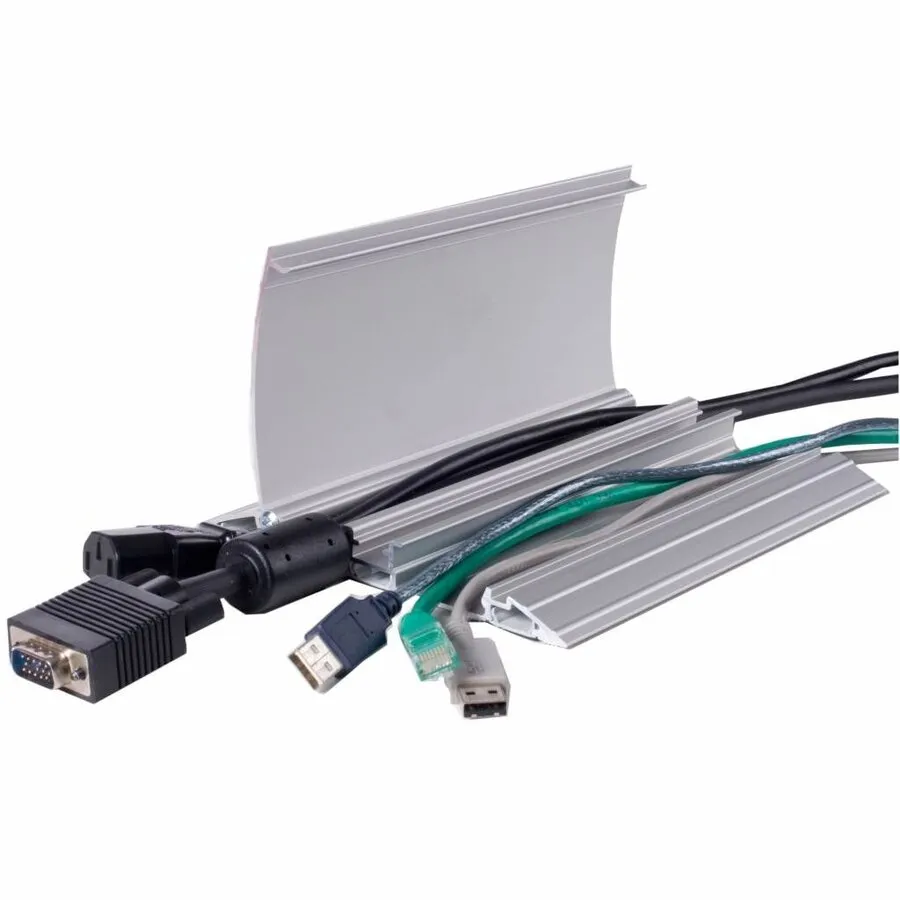 Ergopro Access Aluminium-Kabelkanal für den Boden inkl. Antirutsch