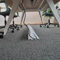 Ergopro Access Aluminium-Kabelkanal für den Boden inkl. Antirutsch