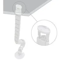 Ergopro spine kabelspirale mit fuss weiss
