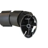 Ergopro spine kabelspirale mit fuss schwarz