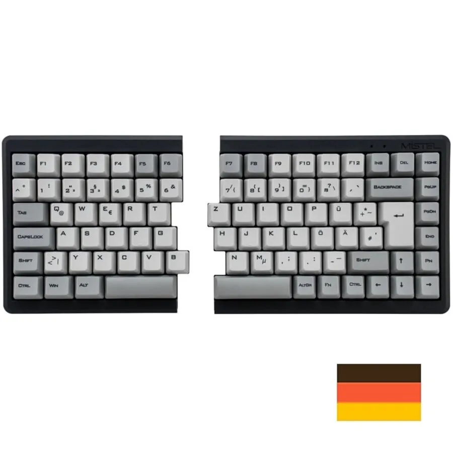 Mistel MD770 RGB schwarze mechanische Tastatur QWERTZ DE