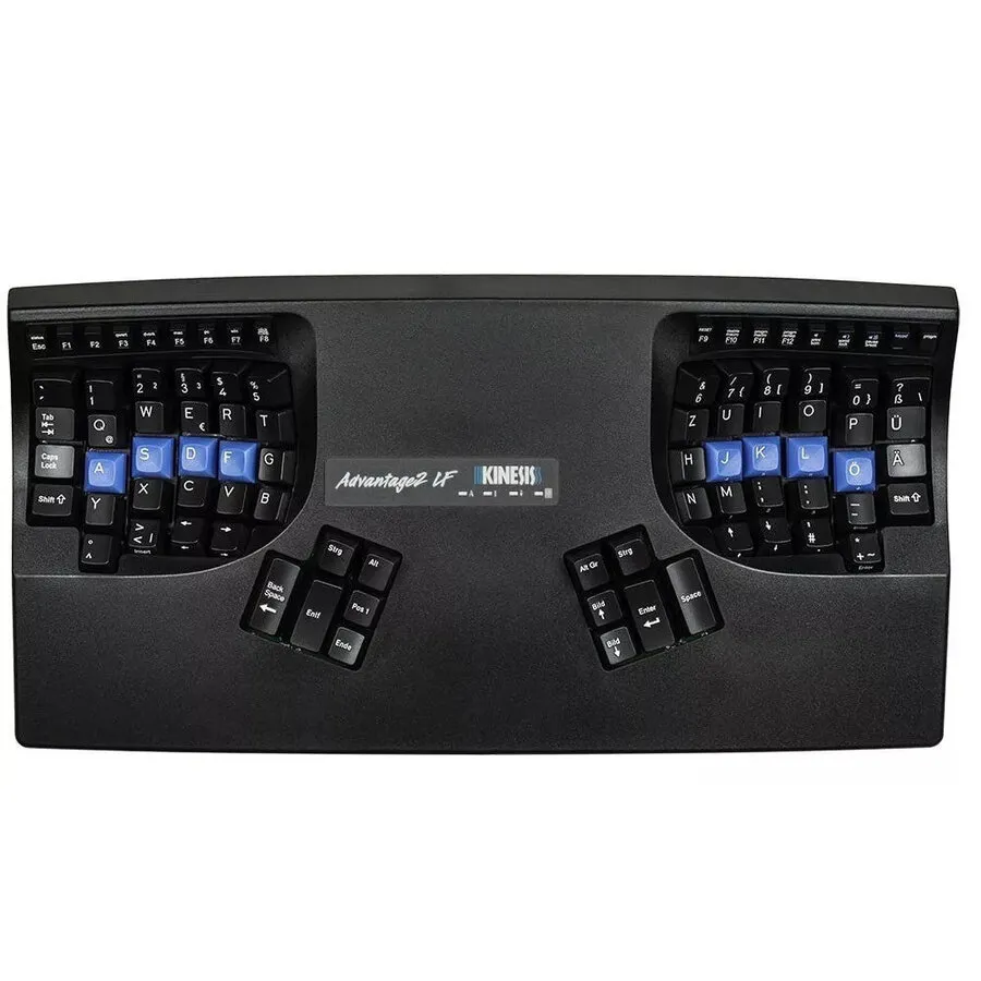 Kinesis Advantage2 quiet low-force ergonomische tastatur QWERTZ
