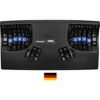 Kinesis Advantage2 ergonomische QWERTZ Tastatur schwarz