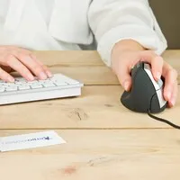 Minicute EZMouse2 kabelgebundene linkshändige ergonomische Maus